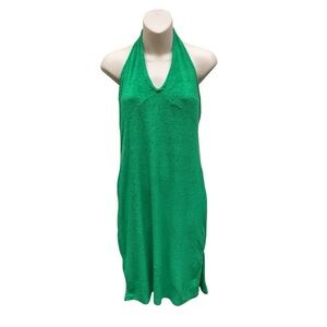 NWT Heart & Hips Green Halter Midi Dress Size M Bodycon Stretch Y2K